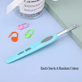 8X Rsi Sewing Tool Crochet Hooks Kit Yarn Knitting Needles Ergonomic Grip Set