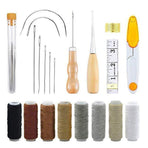 29 Pack Upholstery Repair Kit Leather Craft Tool Kit Leather Hand Sewing Needle
