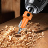 Hexagon Shank Countersink Drill Bit Woodworking Screw Wood Hole Drill Bit 8Mm - Top-Down View
