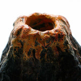 Aquarium Ornament Decoration Fish Tank Air Bubble Stone Volcano Shape Rockery - Close-Up Angle