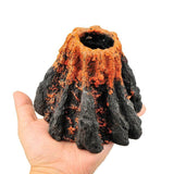 Aquarium Ornament Decoration Fish Tank Air Bubble Stone Volcano Shape Rockery - Extra Image
