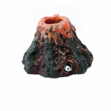 Aquarium Ornament Decoration Fish Tank Air Bubble Stone Volcano Shape Rockery