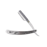 Sharp Barber Salon Straight Cut Throat Shaving Razor Shavette Rasoirs with 10 Blades - Front View