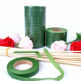 2PCS Green Floral Tape for DIY Craft Flower Wrapping and Bouquet Stems 240cm