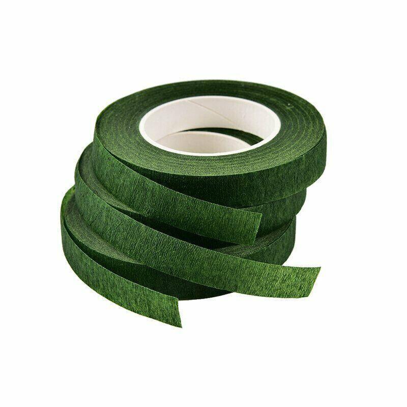 2PCS Green Floral Tape for DIY Craft Flower Wrapping and Bouquet Stems 240cm