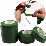 2PCS Green Floral Tape for DIY Craft Flower Wrapping and Bouquet Stems 240cm - Side View