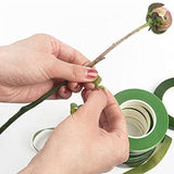 2PCS Green Floral Tape for DIY Craft Flower Wrapping and Bouquet Stems 240cm - 45-Degree Angle