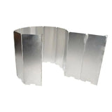 10 Plates Foldable Aluminum Camping Cooker Wind Shield for BBQ Stove - Front View