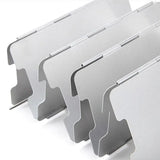 10 Plates Foldable Aluminum Camping Cooker Wind Shield for BBQ Stove - Side View