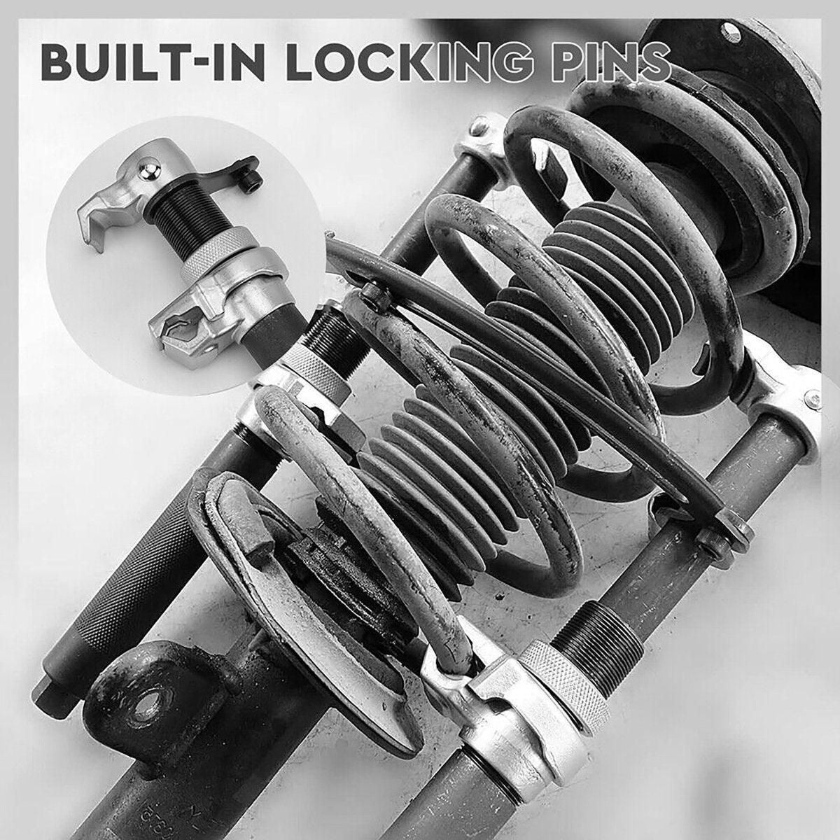 Heavy Duty Coil Spring Compressor Suspension Spring Clamp with Locking Bracket