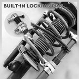 Heavy Duty Coil Spring Compressor Suspension Spring Clamp with Locking Bracket - Rear View