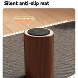 Small Stool for Home Simple Shoe Changing Low Seat Stool Wooden Household Use - Orange