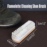 Suede Shoe Brush Rubber Eraser Cleaner for Soft Wool and Suede Shoes Fur Brush - Top-Down View