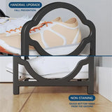 Four Layer Shoe Rack Storage Organizer Multi Tier Shoe Shelf for Entryway Closet - Pink - 45-Degree Angle
