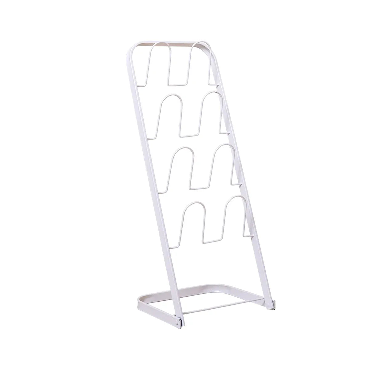 Metal Floor Standing Slipper Rack for Entryway Hallway Bathroom