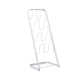 Metal Floor Standing Slipper Rack for Entryway Hallway Bathroom - Front View
