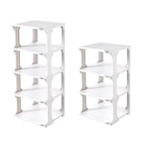 4/5Tier Shoe Rack Organizer Shelf Space Saving Storage Stand For Entryway Home - 4-Tier