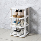 4/5Tier Shoe Rack Organizer Shelf Space Saving Storage Stand For Entryway Home - 5-Tier - 45-Degree Angle