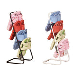 Simple Multi Layer Slipper Storage Rack Organizer for Home Closet Shoe Organizer - White - Front View