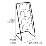 Simple Multi Layer Slipper Storage Rack Organizer for Home Closet Shoe Organizer - White