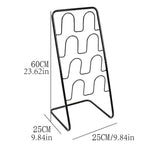 Simple Multi Layer Slipper Storage Rack Organizer for Home Closet Shoe Organizer - White