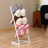 Simple Multi Layer Slipper Storage Rack Organizer for Home Closet Shoe Organizer - White - Top-Down View