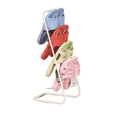 Simple Multi Layer Slipper Storage Rack Organizer for Home Closet Shoe Organizer - White - Close-Up Angle