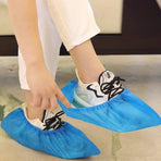 Disposable Non-woven Shoe Covers Anti Slip Boot Cleaning Overshoes 25-100 Pairs - 50 Pairs
