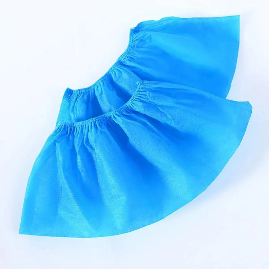 Disposable Non-woven Shoe Covers Anti Slip Boot Cleaning Overshoes 25-100 Pairs - 50 Pairs