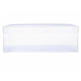 20x Clear Shoe Storage Box Foldable Stackable Plastic Shoe Boxes - Front View