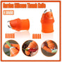 Garden Silicone Thumb Knife Finger Cutter Vegetable Harvesting Tool Picking Aid - L