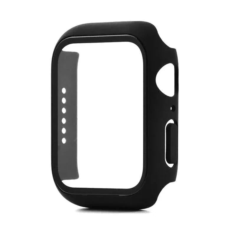 For Apple Watch Iwatch Series Se 6 5 4 3 2 1 Case Full Glass Cover 38 40 42 44Mm