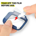 For Apple Watch Iwatch Series Se 6 5 4 3 2 1 Case Full Glass Cover 38 40 42 44Mm
