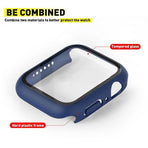 For Apple Watch Iwatch Series Se 6 5 4 3 2 1 Case Full Glass Cover 38 40 42 44Mm