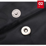 Mens Backpack Large Capacity Waterproof Schoolbag Laptop Work Travel Bag - Black