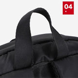 Mens Backpack Large Capacity Waterproof Schoolbag Laptop Work Travel Bag - Black - Extra Image