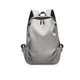 Mens Backpack Large Capacity Waterproof Schoolbag Laptop Work Travel Bag - Grey