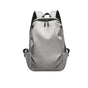 Mens Backpack Large Capacity Waterproof Schoolbag Laptop Work Travel Bag - Grey