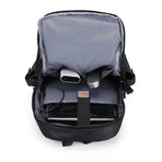 Mens Backpack Large Capacity Waterproof Schoolbag Laptop Work Travel Bag - Grey