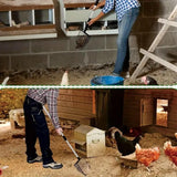 3in1 Chicken Coop Cleaning Scoop Poop Picker Tool for Waste Removal Durable Use - Extra Image