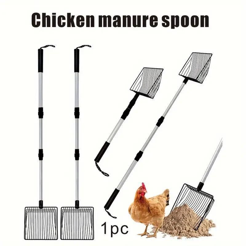 3in1 Chicken Coop Cleaning Scoop Poop Picker Tool for Waste Removal Durable Use