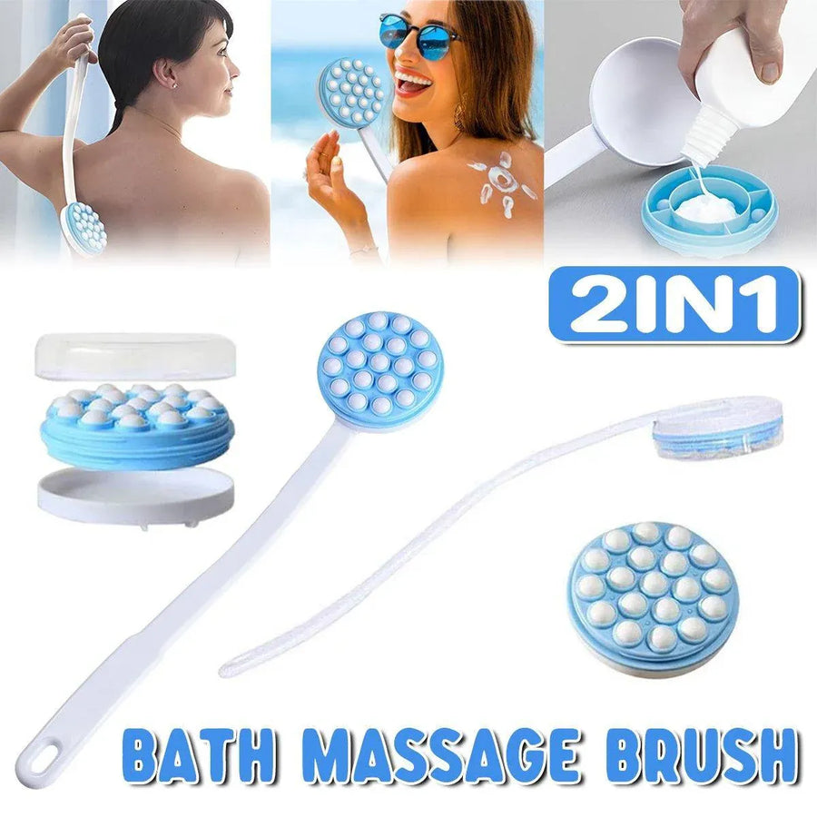 Premium Bath Body Brush Massage Scrubber for Shower Exfoliating Back Washer