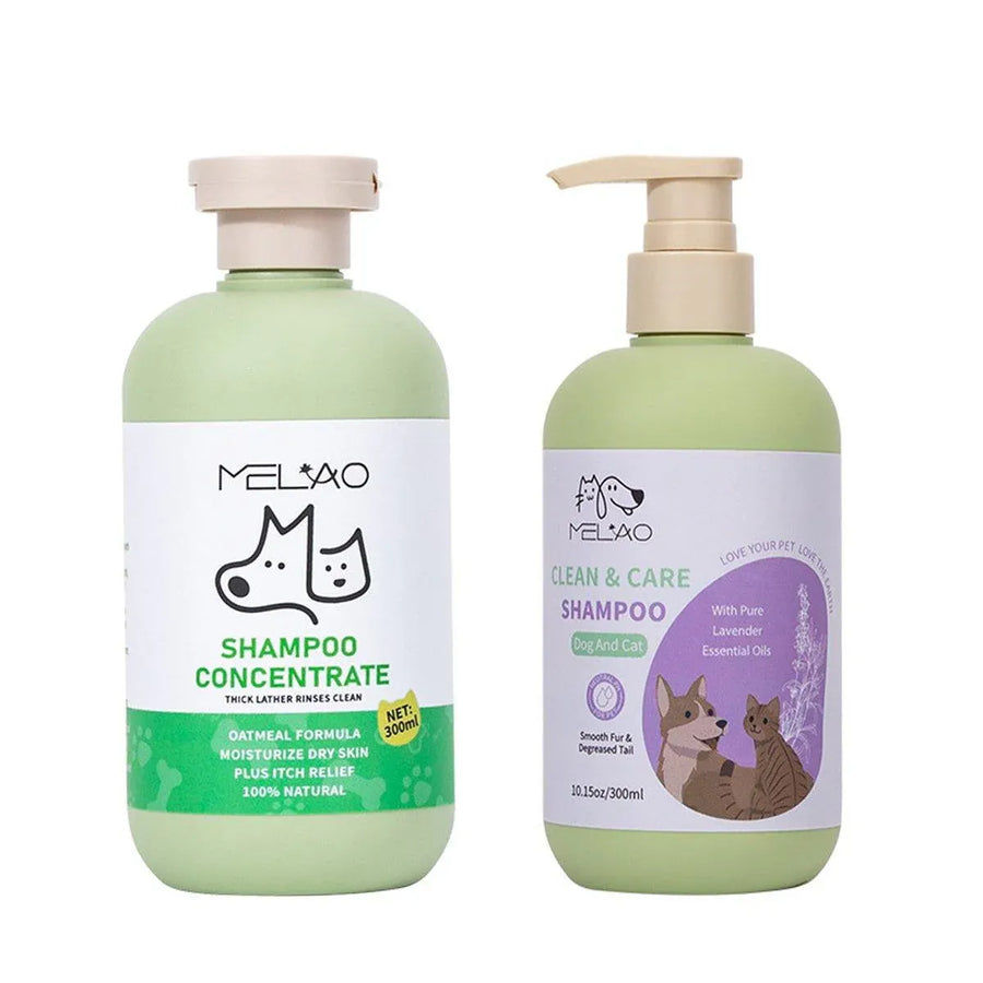 Pet Body Soap Bath Lotion Hair Protecting Knotted Cat Dog Shampoo Conditioner - Shower Gel-300ml