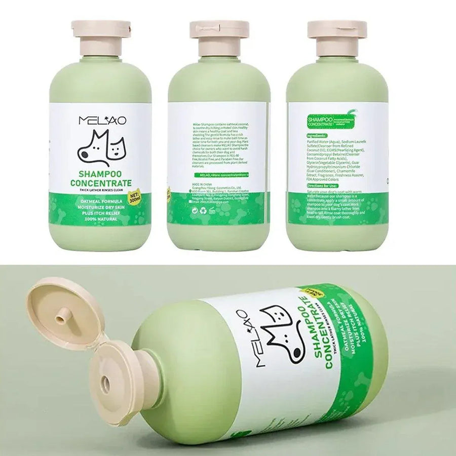 Pet Body Soap Bath Lotion Hair Protecting Knotted Cat Dog Shampoo Conditioner - Shower Gel-300ml