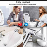 Shower Head Toilet Spray Douche Hand Held Bidet Jet Shattaf Kit Chrome Sprayer - Extra Image