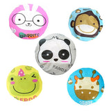 Reusable Women Girls Hair Wrap Waterproof Shower Bath Shower Cap Hat - Panda - Front View