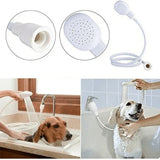 Pet Shower Spray  Hose Single Tap Sink Bath Washing Holder Dog Head  Attachment - Close-Up Angle