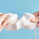 Exfoliating Shower Body Sponge Ultra Soft Bath Scrubber for Gentle Daily Use - Pink - Extra Image