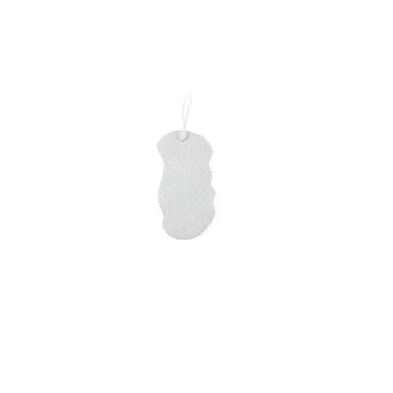Exfoliating Shower Body Sponge Ultra Soft Bath Scrubber for Gentle Daily Use - White