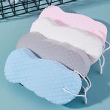 Exfoliating Shower Body Sponge Ultra Soft Bath Scrubber for Gentle Daily Use - White - Extra Image